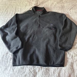 Patagonia Men’s XL Grey 1/2 snap Fleece Pullover